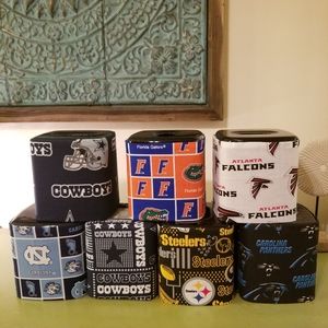 Football Team Tissue Box Covers